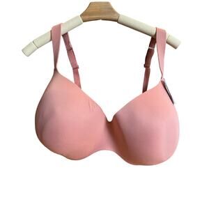 Auden Women's Plus Size Pink Adjustable Strap Underwire Bra - Size 46DDD - NWT